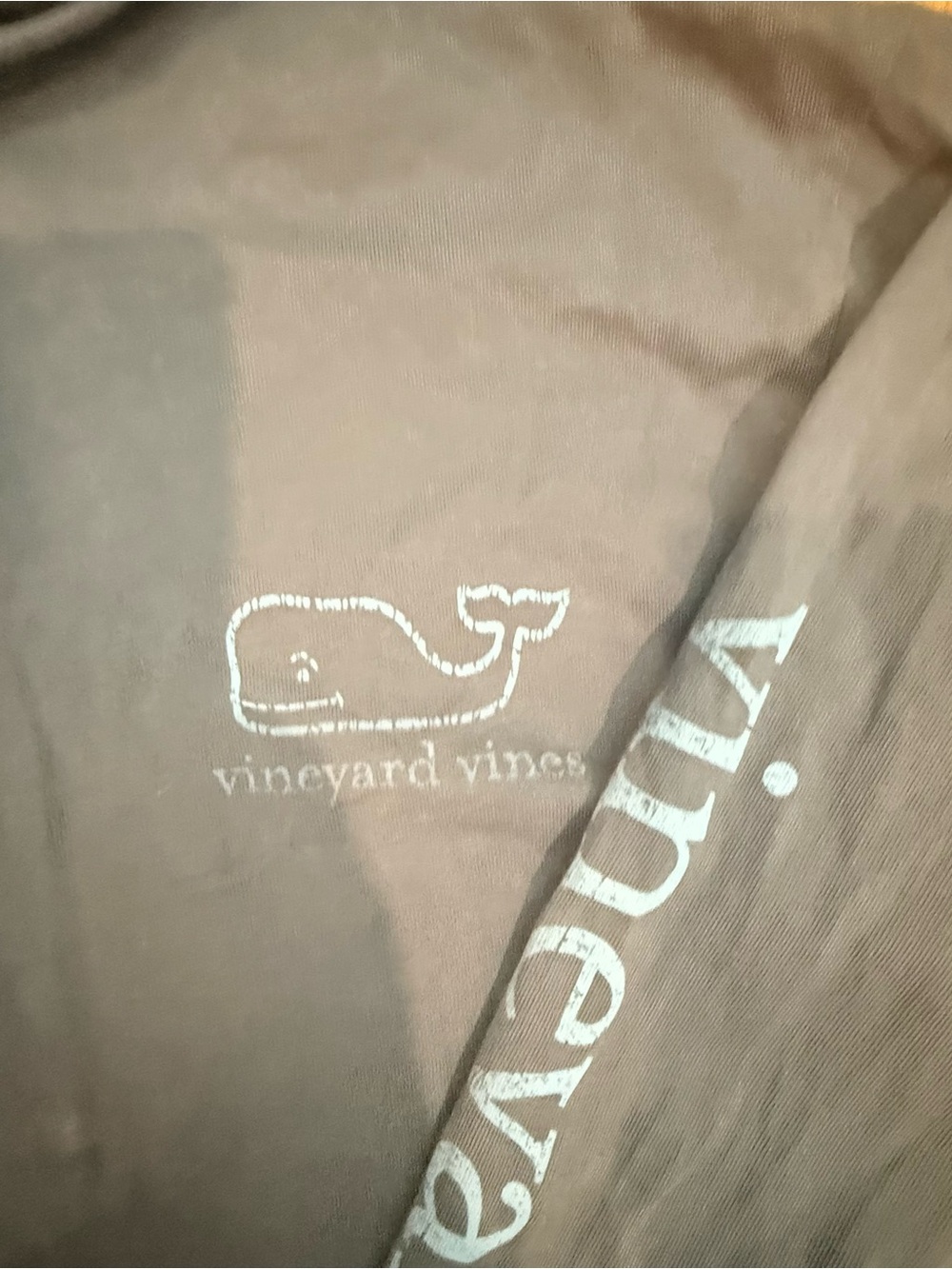Vineyard Vines Men’s Hooded Long-Sleeve Shirt - Slate Blue - Picture 3 of 5